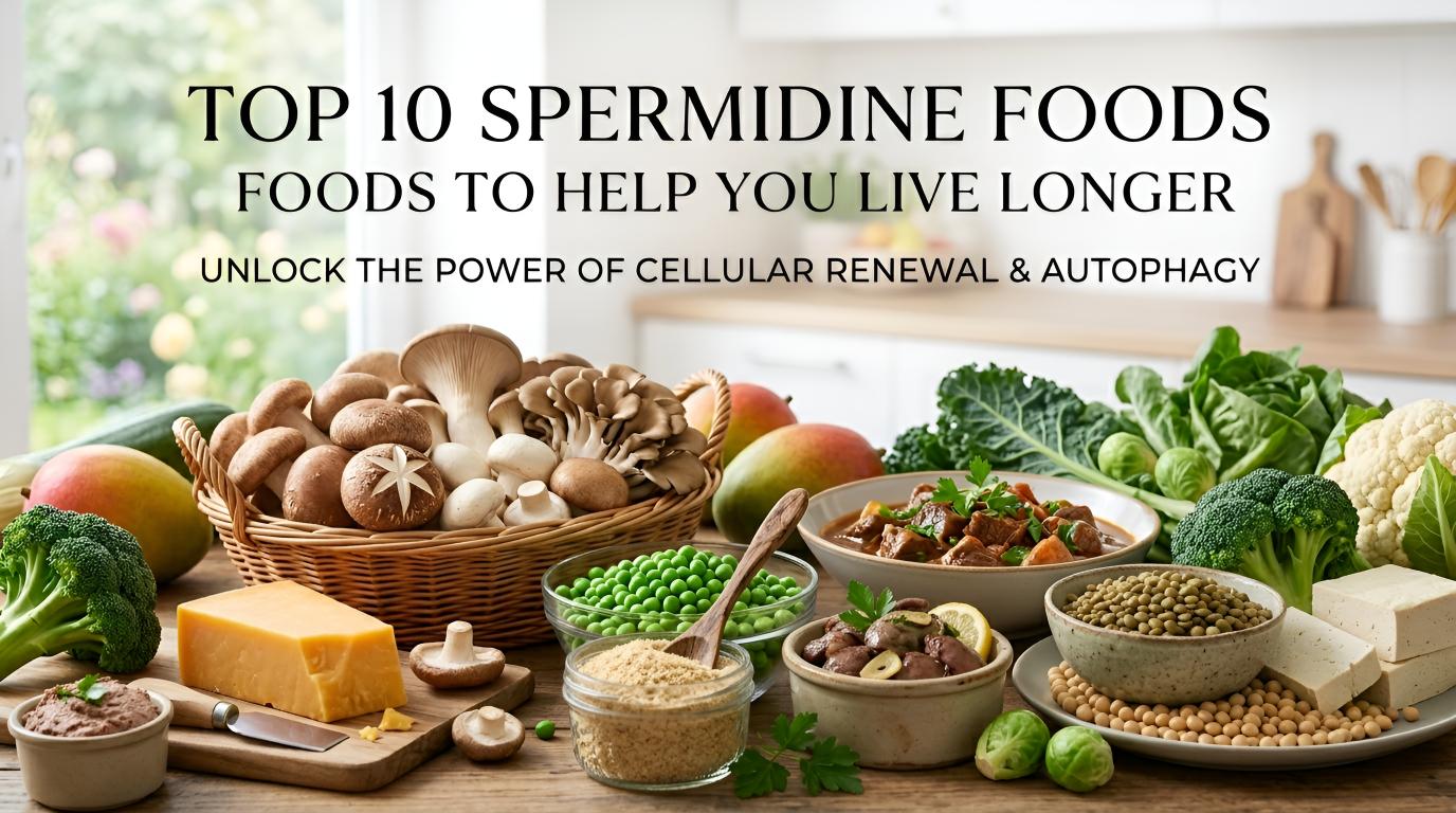 Top 10 Spermidine Foods to Help You Live Longer
